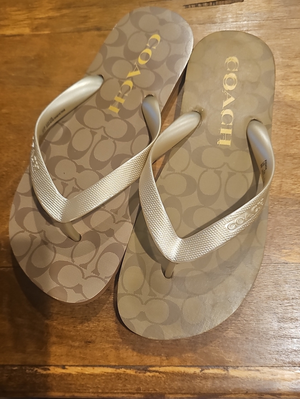 Women's COACH Flip Flops_Size 8